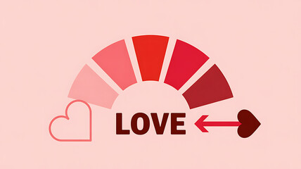 Love measured in shades of red