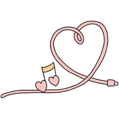heart with ribbon