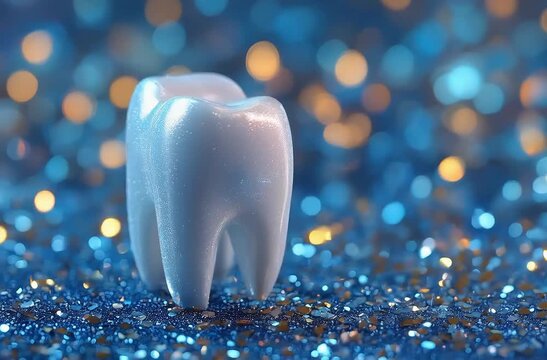 the tooth rotates around its axis