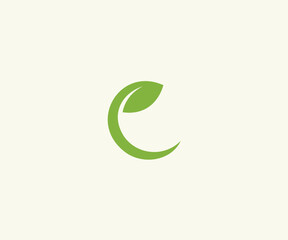 Organic Natural Leaf Logo Design