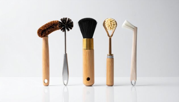 High-quality stock photo of a diverse group of professional colleagues collaborating on a creative project in a bright modern office space - Powered by Adobe