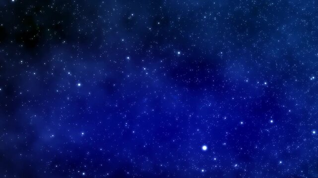 Magical blue background lighting flare and glowing bokeh particles. Perfect for Christmas greetings, holiday intros, backdrops, title opener