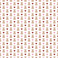 Valentines seamless background 