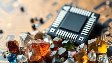 A rare earth minerals