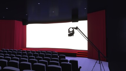 Conference Stage Designs. Meeting event scene, party scene design. Empty stage design for mockup and corporate identity, display. Platform elements in hall. Auditorium stage