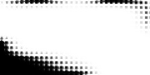Dot white gray wave light technology texture background. Abstract big dot. Vector eps10