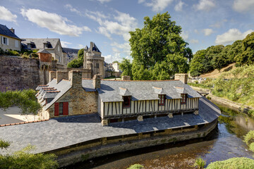 Ville de Vannes dans le d&eacute;partement du Morbihan en Bretagne - France