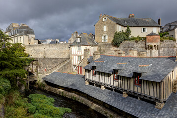 Ville de Vannes dans le d&eacute;partement du Morbihan en Bretagne - France