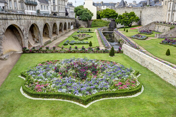 Ville de Vannes dans le d&eacute;partement du Morbihan en Bretagne - France