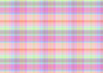 Vibrant Pastel Plaid Grid Pattern