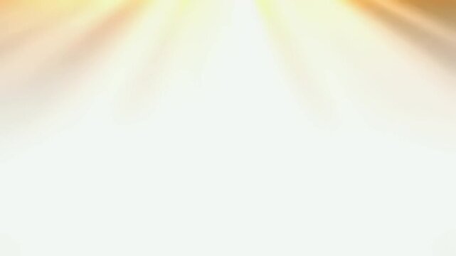 Bright light shining through white background with warm glow. empty copy space product mockup background