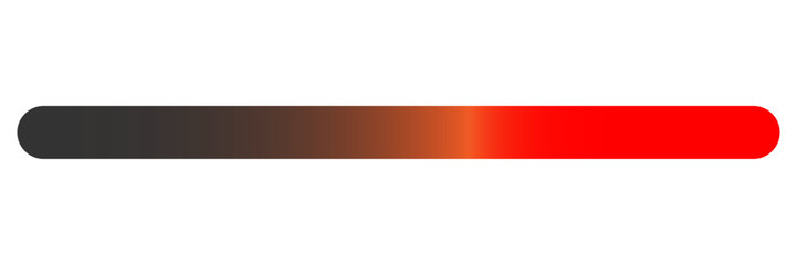 Obraz premium black to red gradient straight line