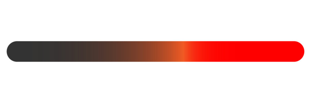 black  to red gradient straight line