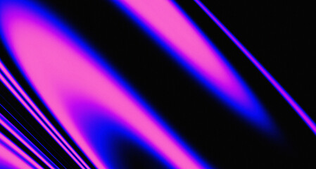 Abstract blue pink pattern on black 
background, texture, ornament. 
Fashionable beautiful wallpaper, graphic color
design for notebook cover, copybook, paper, 
packaging. Curved wavy glow lines.
