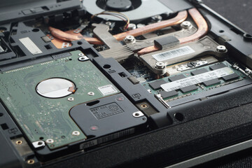 Component Layout: Data Storage vs System Memory