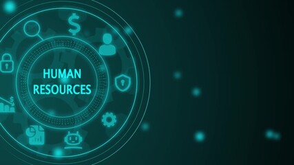 Business finance technology concept digital icons circular design - Powered by Adobe