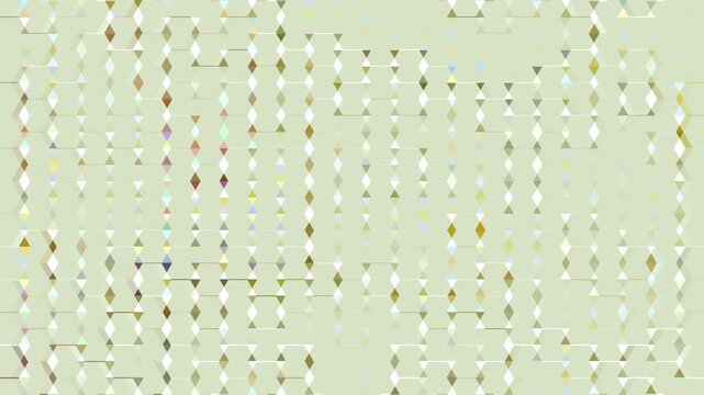 ornamental hexagon triangle wave, seamless decorative loop