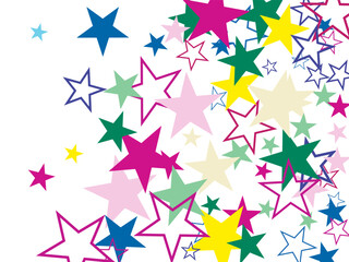 seamless background with stars