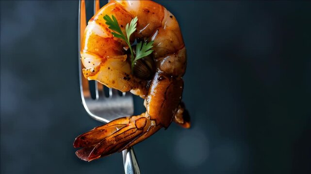 Delicious grilled shrimp with a hint of spice, served on a plate ready for the perfect dining experience.