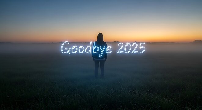 writed good bye 2025