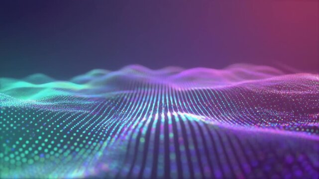 Ethereal plasma waves swirling in a futuristic landscape with neon energy texture and elegant sci-fi abstraction