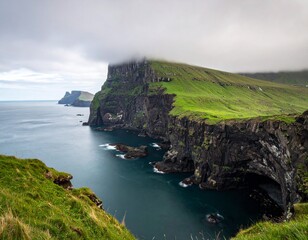 Nature and mountains and sea