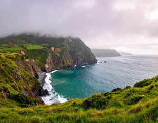 Nature and mountains and sea