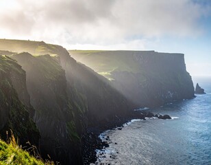 Nature and mountains and sea