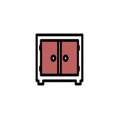 Obraz premium vector illustration of a safe