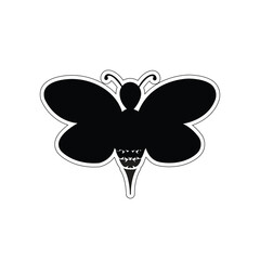 Decorative Butterfly Vector Style Illustration