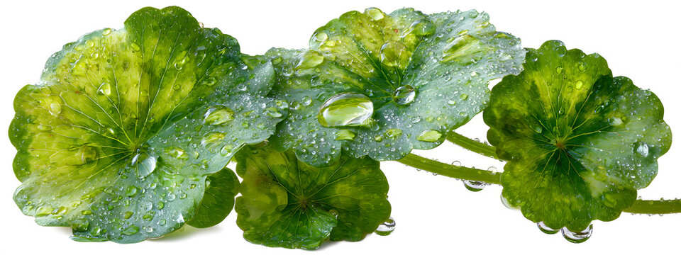 Centella asiatica asiatic pennywort leaf background water extract plant kola gotu. Cica centella asiatica asiatic ingredient green leaves white isolated drop icon beauty asian nature simple botanical