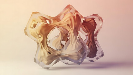 Abstract Geometric Sculpture Modern Art Design