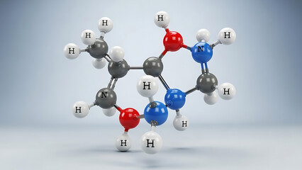 Molecular Structure Chemical Compound Science Illustration