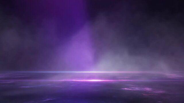 Vapor-rich dancefloor scene with diffused purple lighting and subtle pulse glow, creating a cinematic nightlife background ideal for electronic music, clubs, DJ visuals, and events.