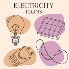 set of icons