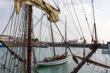 Obraz premium Granville, Manche, Normandy, France