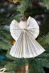 Papierengel Weihnachten 4