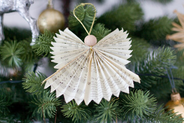 Papierengel Weihnachten 2