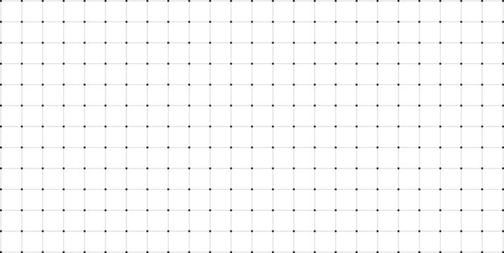 Black squares and lines grid texture on white background. FUI science grid backdrop. Math or technological notebook blank sheet.