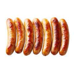 Mouthwatering grilled sausages ready for your next barbecue, cookout, or savory meal, perfect for food blogs, restaurant menus, and culinary projects