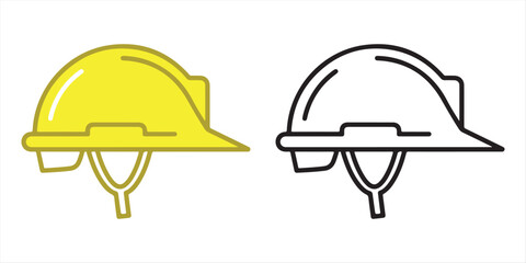 Fototapeta premium Two hard hats side by side