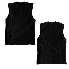 black mockup tshirt tanktop unisex fashion template realistic