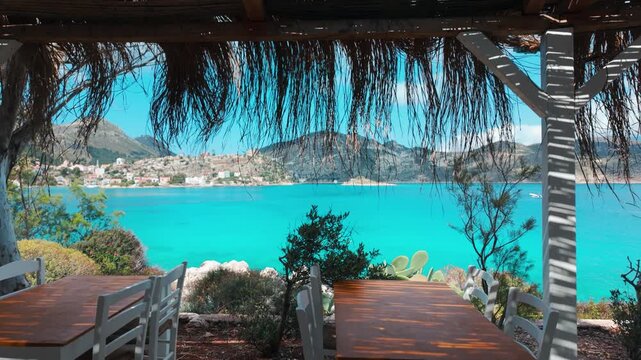 Scenic view of Kastellorizo (Megisti Island) in Greece