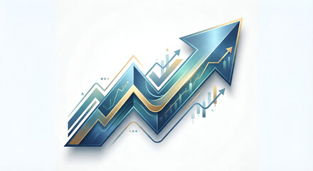 abstract background with arrow