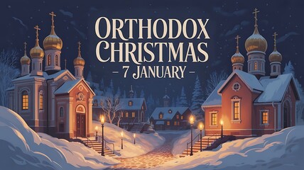 Orthodox christmas celebration on january 7