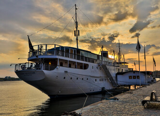 Sweden Stockholm city view on a sunny summer day