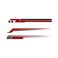 Modern Sticker Vector logo template for cars that is simple and elegant.