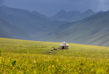 house in the mountain