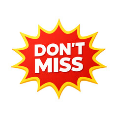 Important notice: don't miss