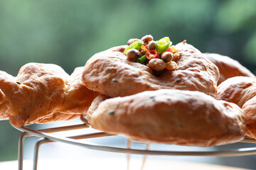 Nutritious Cheese Whole Wheat Bread for Breakfast